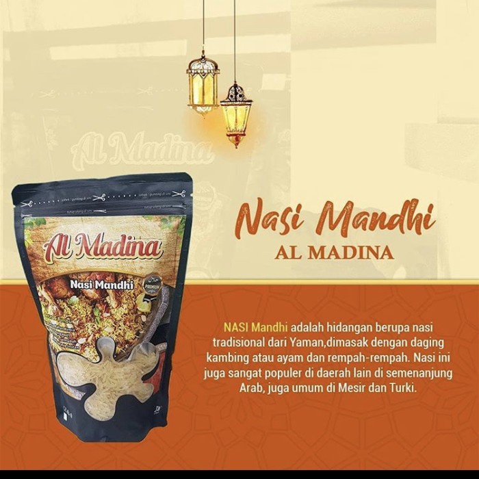 

bg20t01r Nasi Mandhi/Nasi Mandi Siap Saji/Nasi Arab Al Madina Sv012Ss