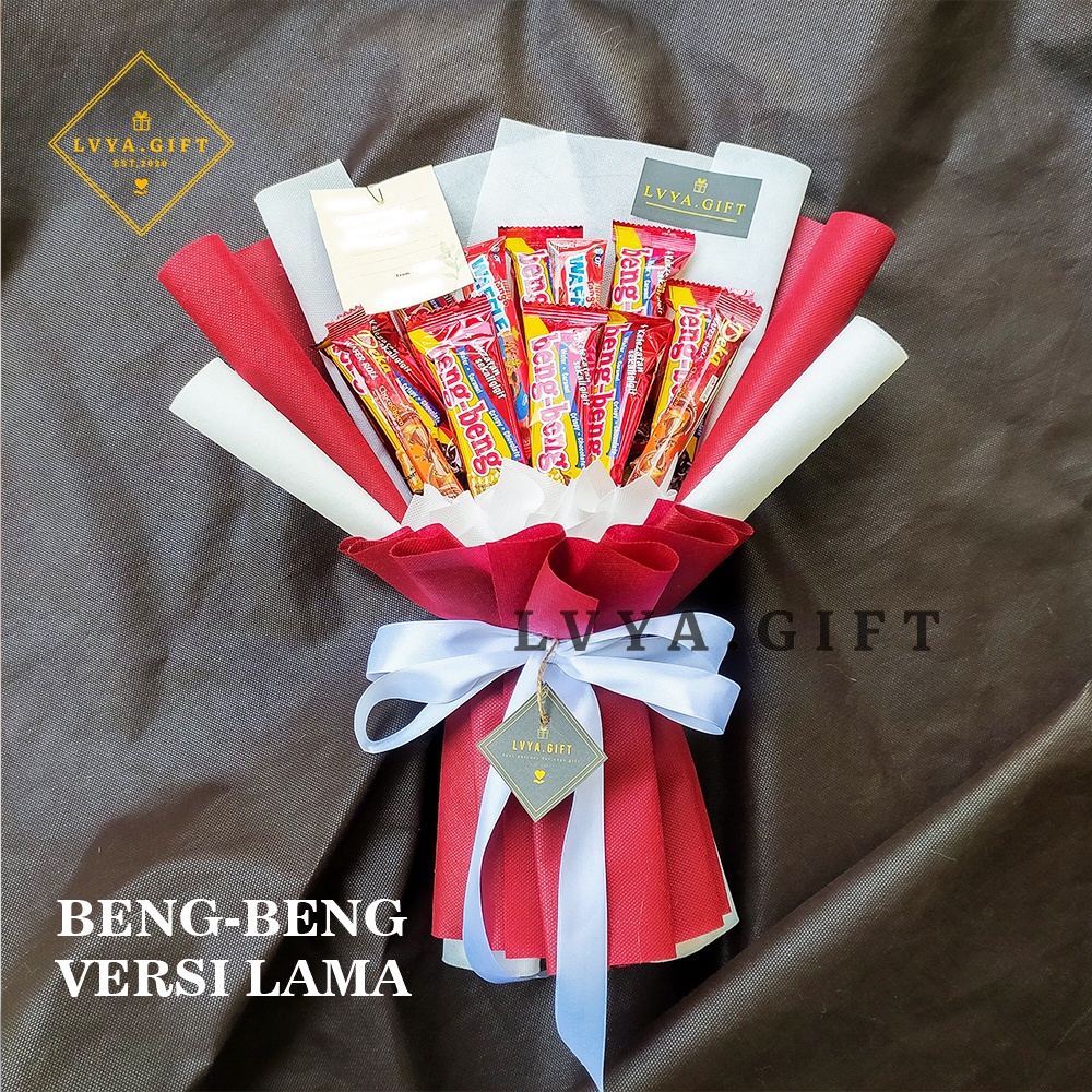 (SNACK 0057)  Buket snack beng-beng 8pcs ukuran medium | Buket snack wisuda | Buket snack ulang tahun | Buket anniversary | Buket hari guru | Buket hari ibu | hadiah wisuda | kado ulang tahun