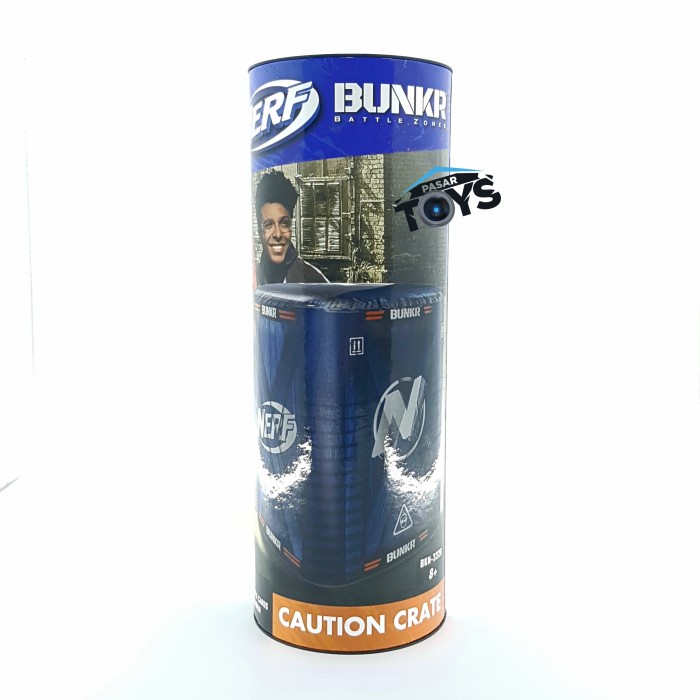Jual Nerf Bunkr Caution Crate Inflatable Barrier Bunkr Battle zone