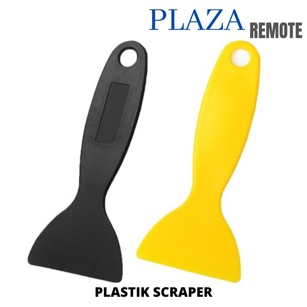 SCRAPER KAPE SPATULA PLASTIK 6 CM UNTUK PEMASANGAN ANTIGORES TEMPERED GLASS STICKER DLL