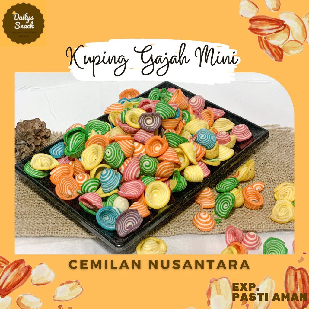 

SNACK KILOAN / MAKANAN RINGAN - KUPING GAJAH MINI 500 GRAM