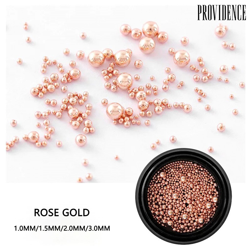 Providence Bola Metal 3d Untuk Dekorasi Nail Art Diy