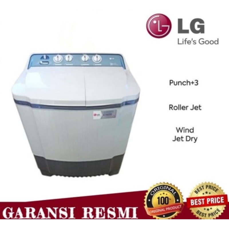 Mesin cuci LG 7kg 2tabung P7000(untuk wilayah kota cirebon)