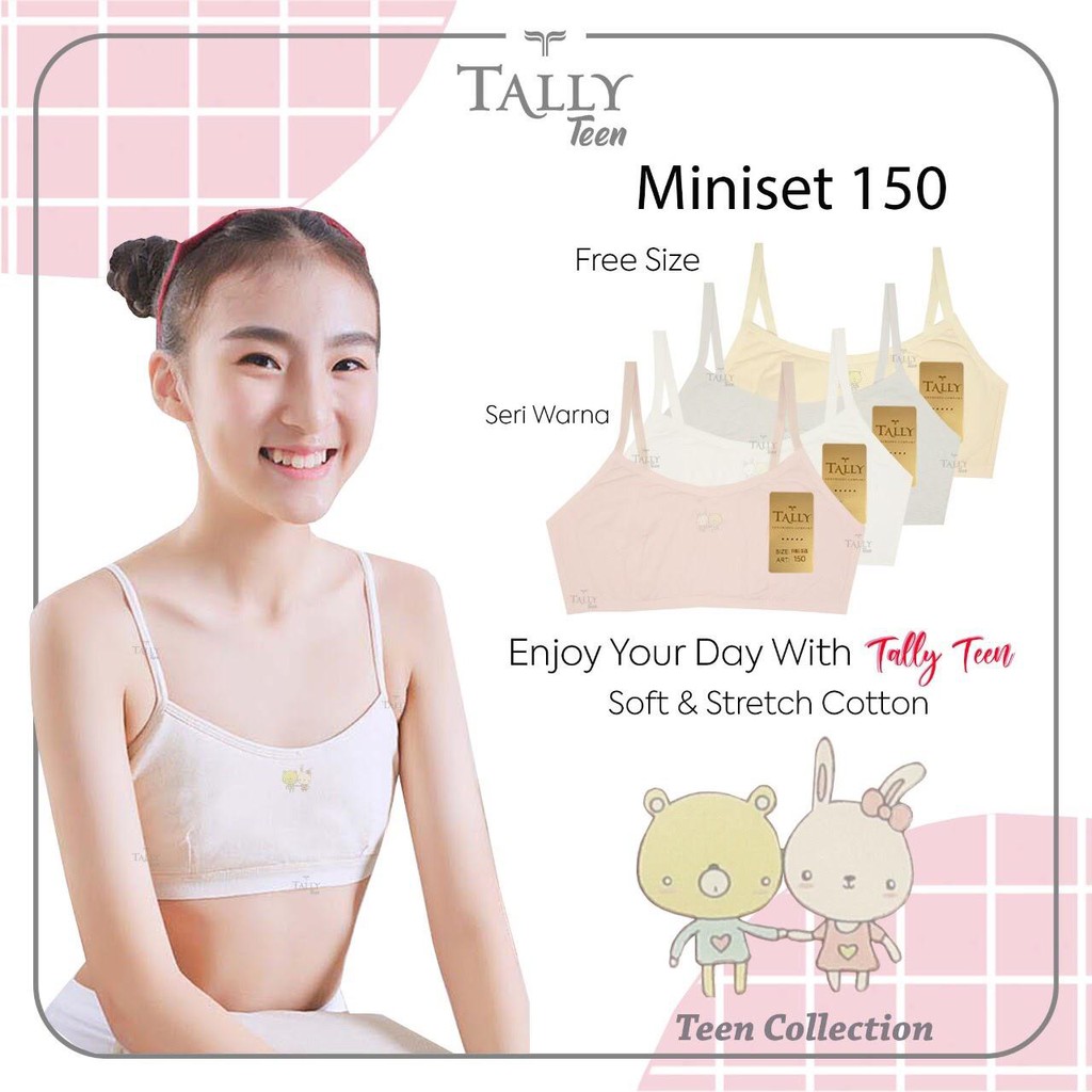 TALLY MINISET 150 I TANPA BUSA | FREE SIZE I BAHAN KATUN | TALI KECIL