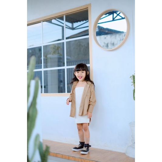 Basic Oversized Kids By Keenanthi / Kemeja Oversize Anak