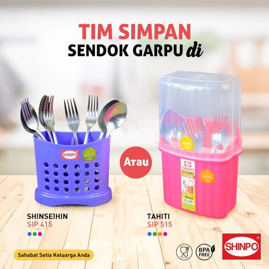 ( BISA COD ) PROMO SHINPO SIP 515 TAHITI / TEMPAT SENDOK PLASTIK DENGAN TUTUP / TEMPAT SENDOK TAHITI CUTLERY CASE / TEMPAT SENDOK PLASTIK / TEMPAT SENDOK SERBAGUNA / TEMPAT SENDOK DENGAN TUTUP