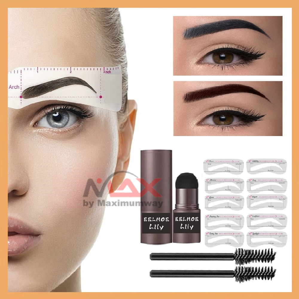 Cetakan Alis Eyebrow Pensil Alis kualitas hasil setara tato dengan stensil anti air Waterproof Magic Tint 3d 4d Tattoo Pen Pencil Pinsil Pensil Alis Double Tahan Lama Double Head Eyebrow Pencil AntiAir Eyebrow Printing Mold Thrush Waterproof Anti-sweat