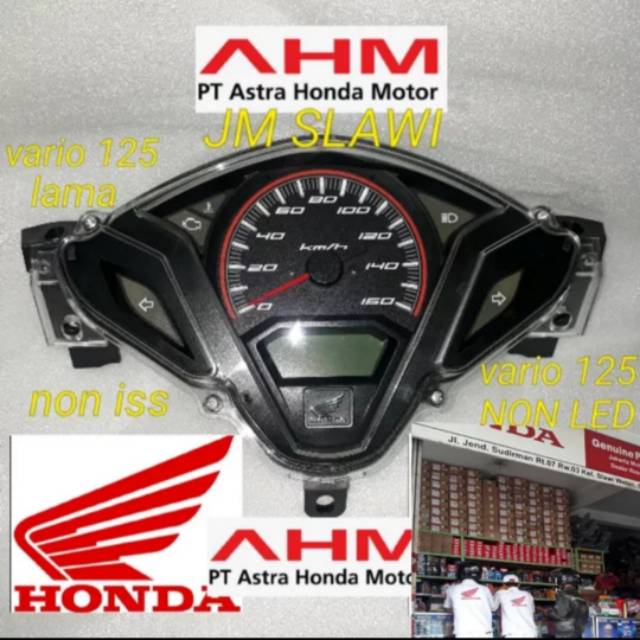 Speedometer assy vario 125 techno lama non iss ori AHM