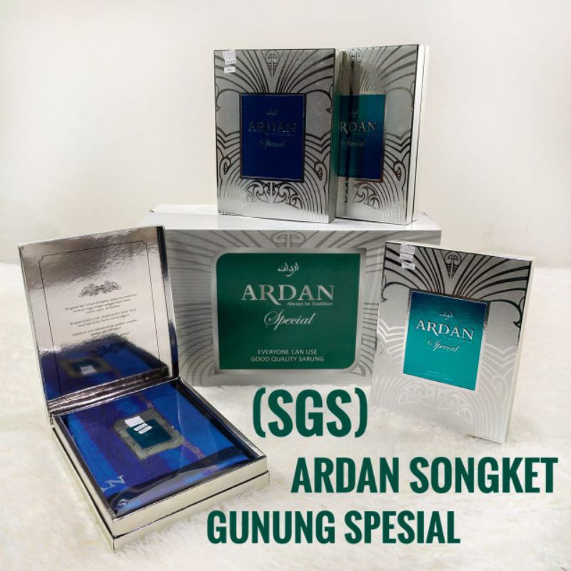 Sarung Ardan Gold SGS Songket Gunung Spesial SN