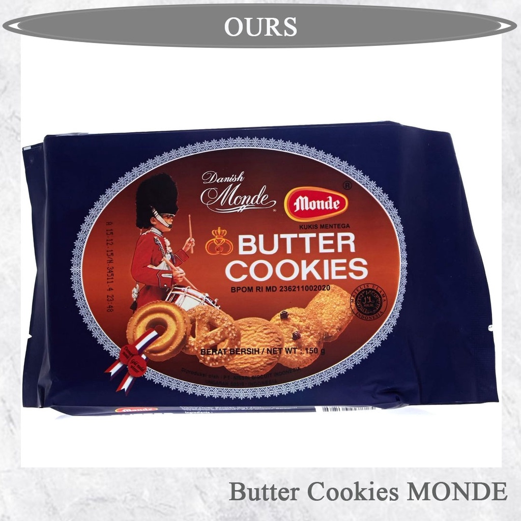 

Monde Butter Cookies 150 Grams