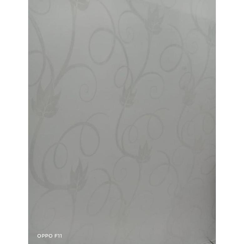 Fiber Viber Plastik Penutup Pagar Daun Motif Kembang Harga Per 1 Meter