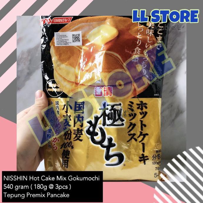 

Nisshin Hot Cake Mix Gokumochi 540 Gram Tepung Premix Pancake Jepang G