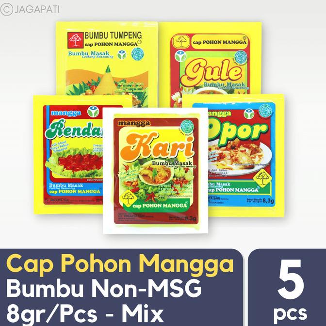 

Bumbu Instan Non MSG - 5 Pcs Mix - Cap Pohon Mangga