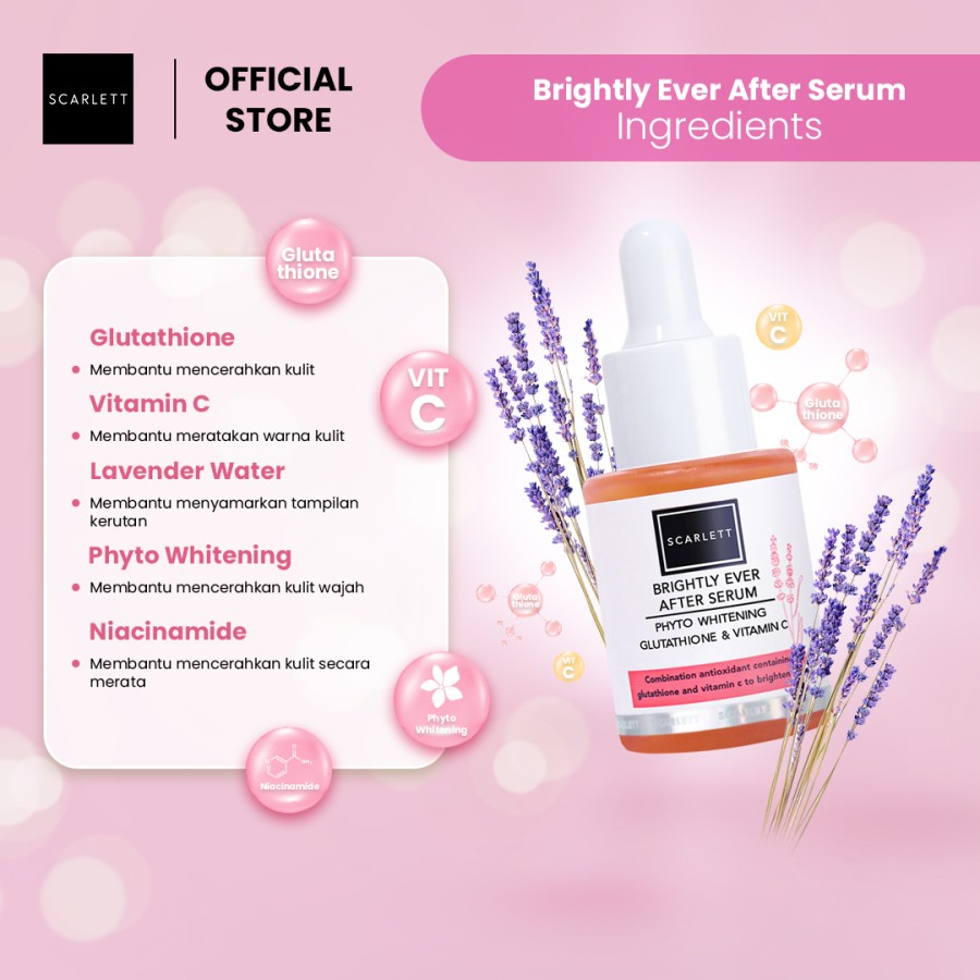 Scarlett Whitening Brightly to Glow Mini Series Paket Bundling Serum