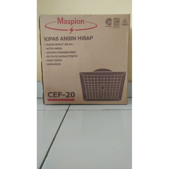 Exhaust Fan Plafon Maspion CEF 20 8 Inch