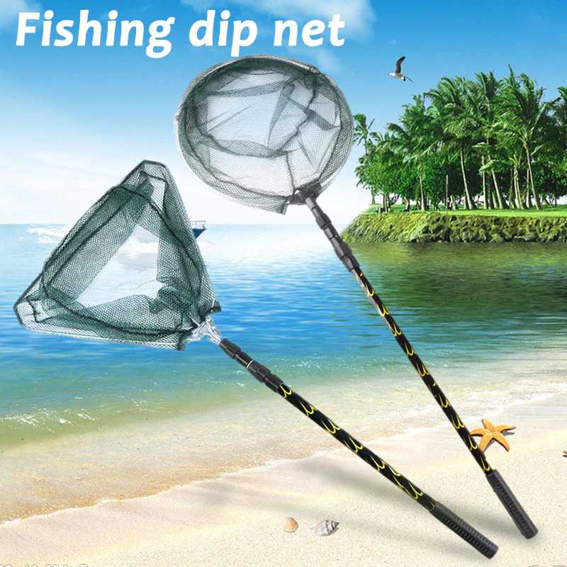 Gmarty Jaring Pancing Penangkap Ikan Triangle Shape with Rod 1.5M