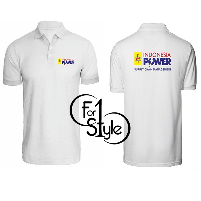 POLO SHIRT-KAOS KERAH PLN INDONESIA POWER SUPPLY CHAIN MANAGEMENT UJP BANTEN BAHAN KATUN