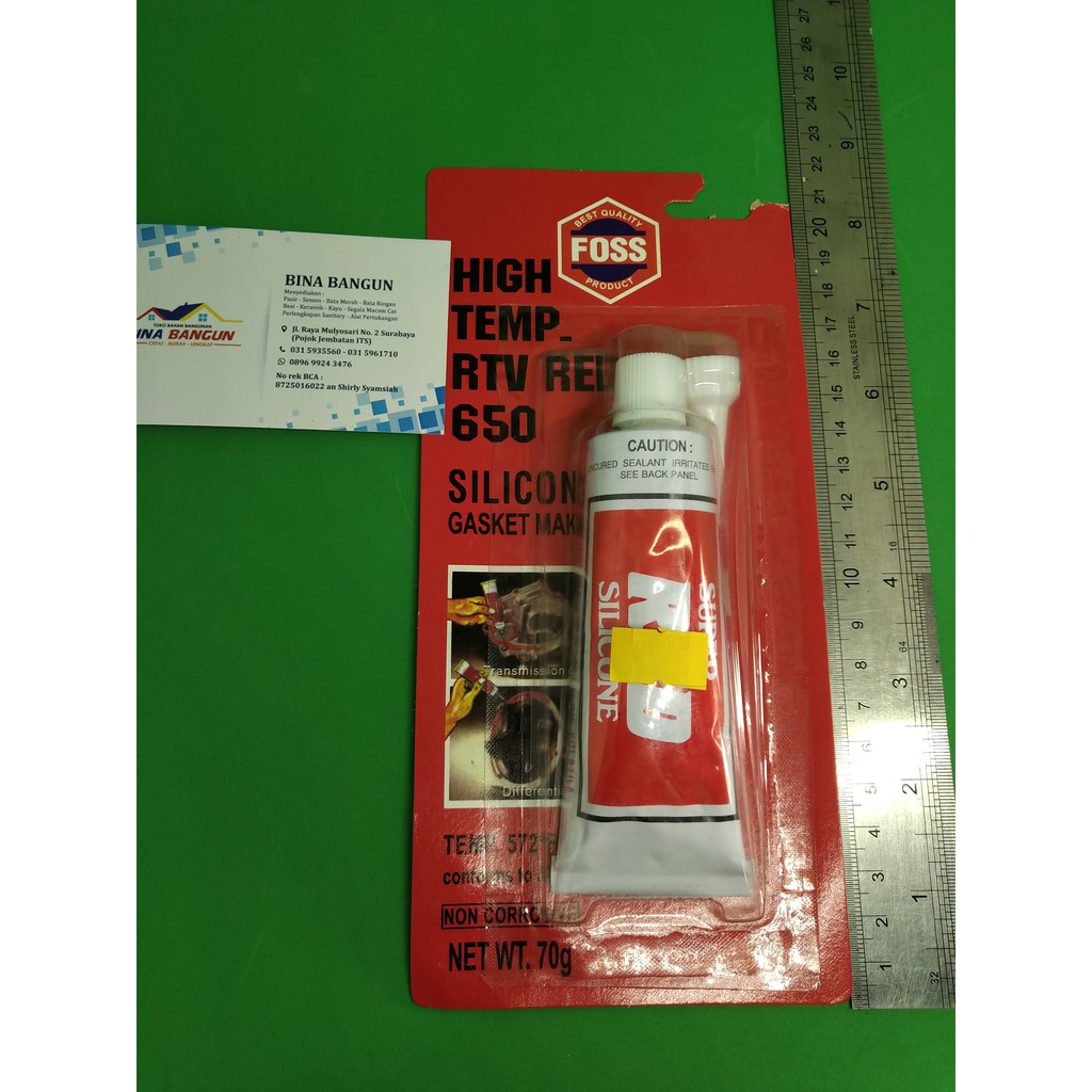 Silicone Gasket Merah (Lem sealent merah)