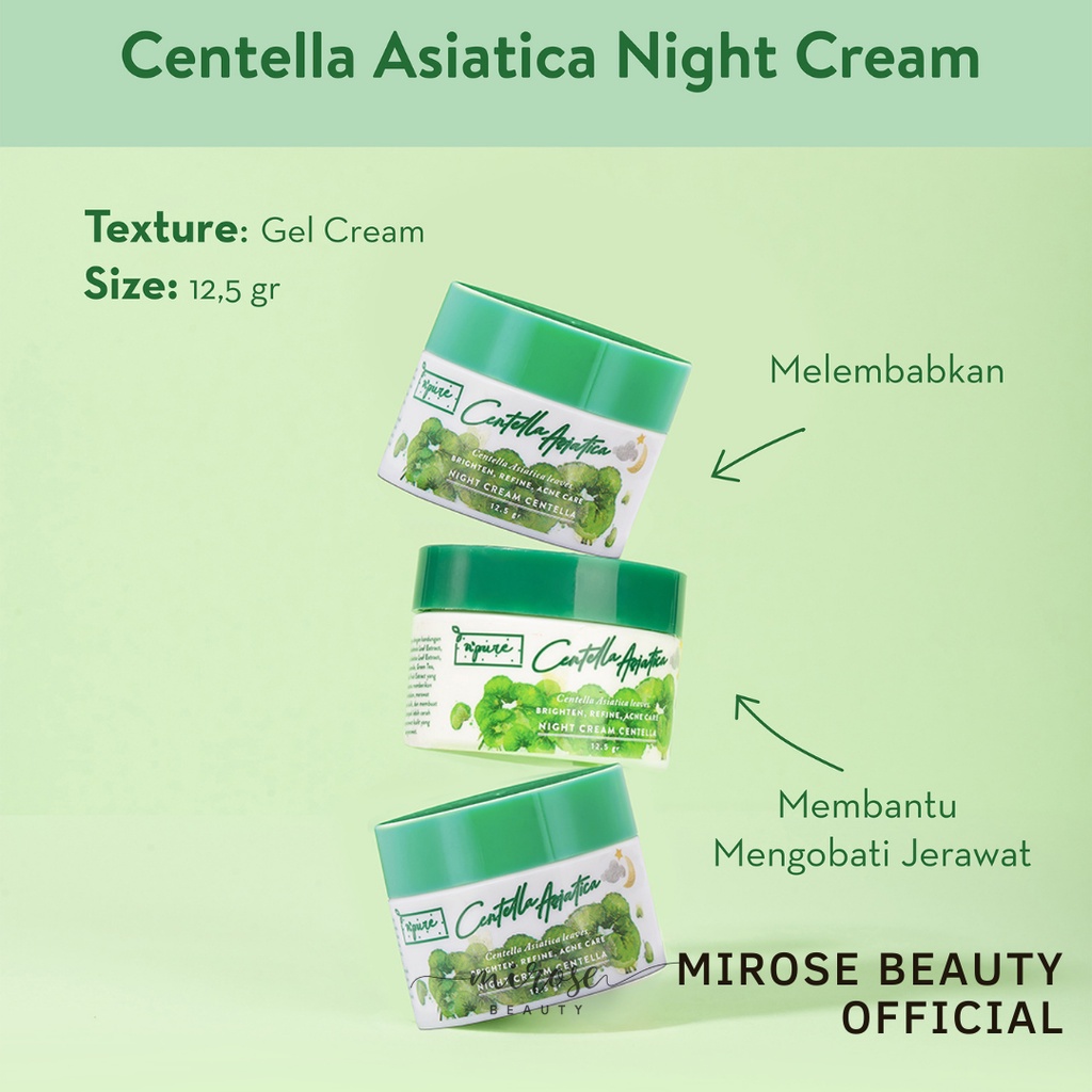 NPURE FACE TONER, ESSENCE, CLAY MASK, FACE WASH, CLEAR PAD Centella Asiatica (Cica Series)