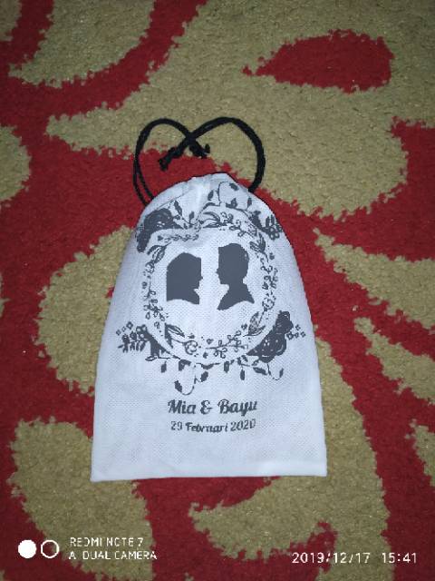 Souvenir Pouch Serut Pernikahan Wedding Ulang Tahun