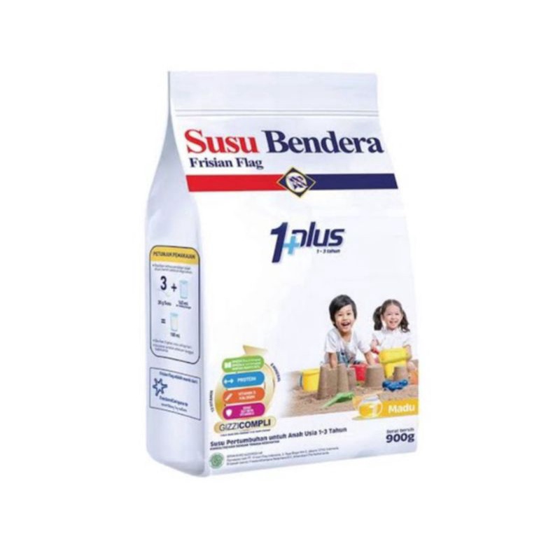 Susu Bendera 1plus 900gr