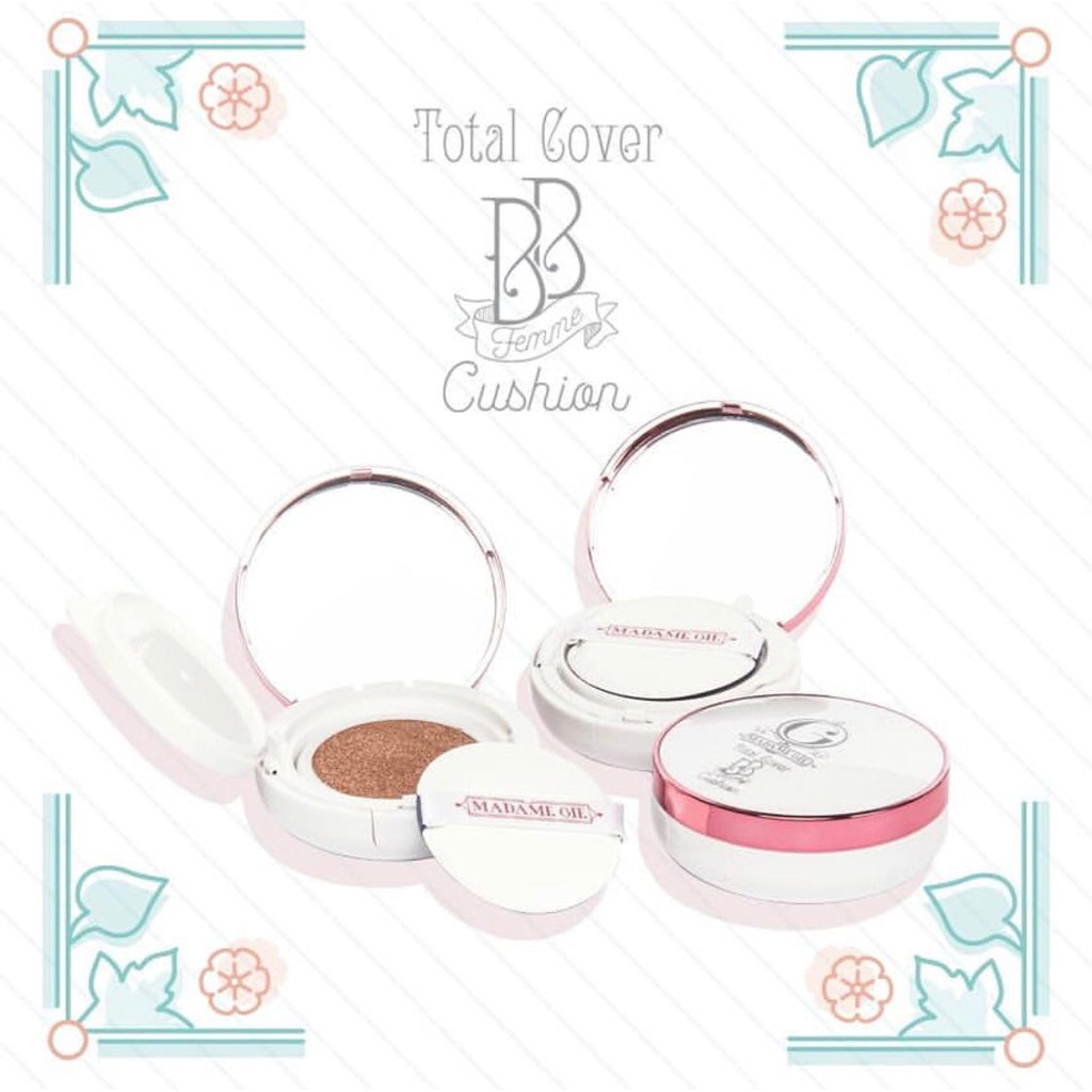 Madame Gie Total Cover BB Cushion FULL | Refill