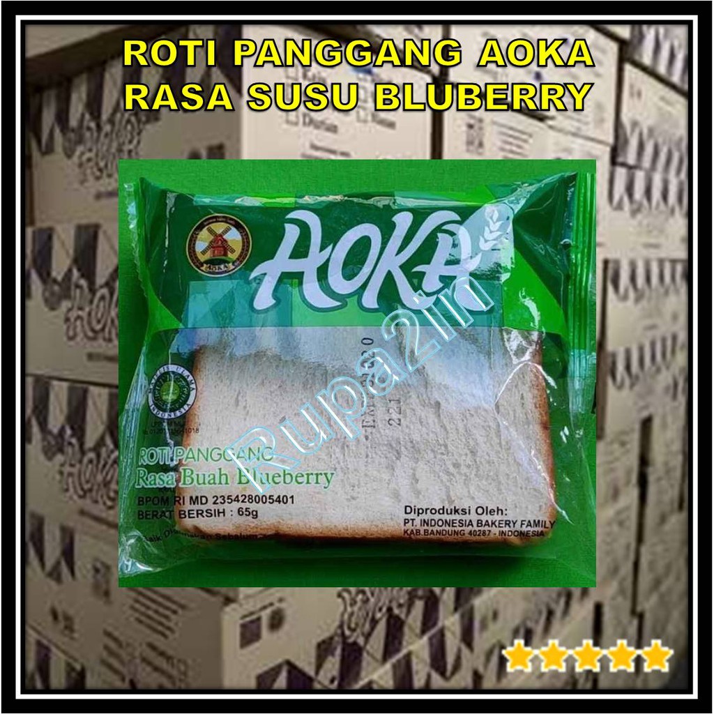 

NOB AOKA Roti Tawar Panggang Sandwich isi Selai ( DUS KARTON )
