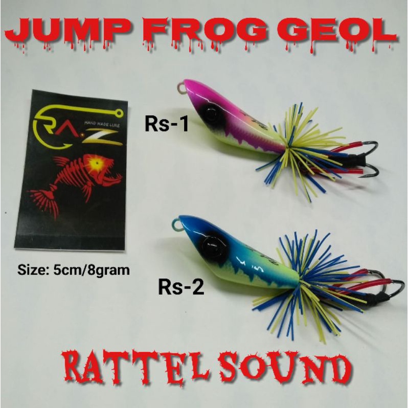 Jump frog geol rattel sound