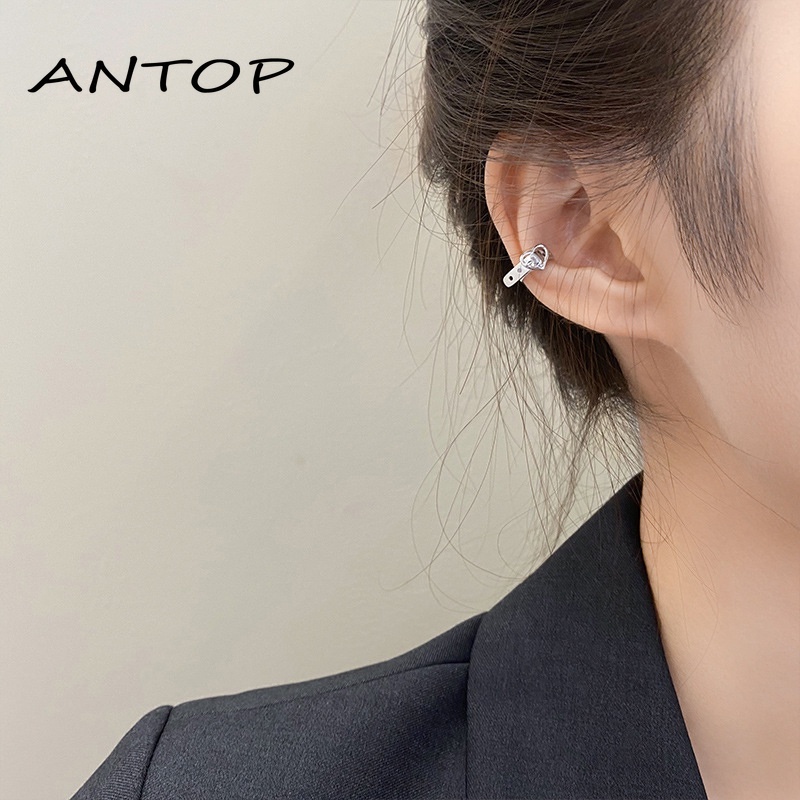 Klip telinga anting-anting cinta Korea Aksesoris Fashion ANTOP