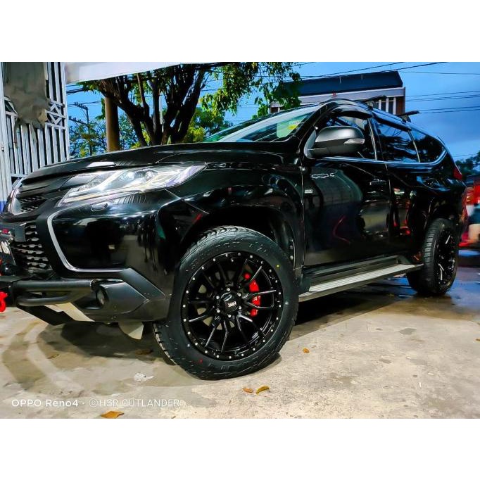 Paket Velg Mobil Pajero Sport Ring 20 HSR OKASHI Plus Ban AT 285 50 20