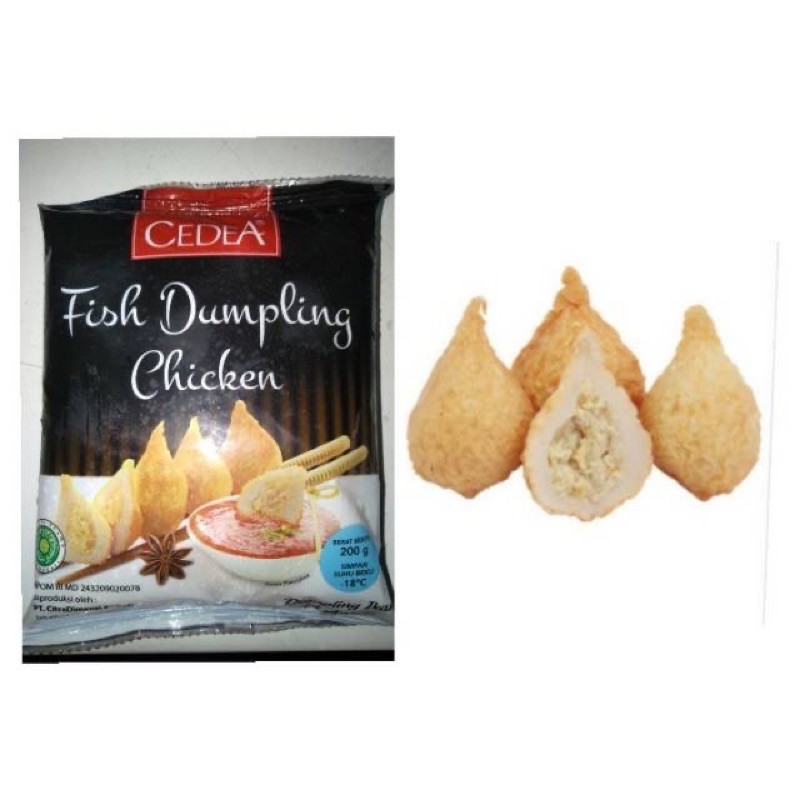 

Cedea Fish Dumpling Chicken / Olahan Ikan Isi Ayam 200gr