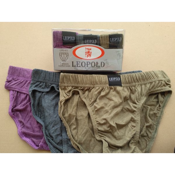 3 Pcs Celana Dalam LEOPOLD Mika Pria Dewasa | CD Laki Laki | Pakaian Dalam Underwear | Open