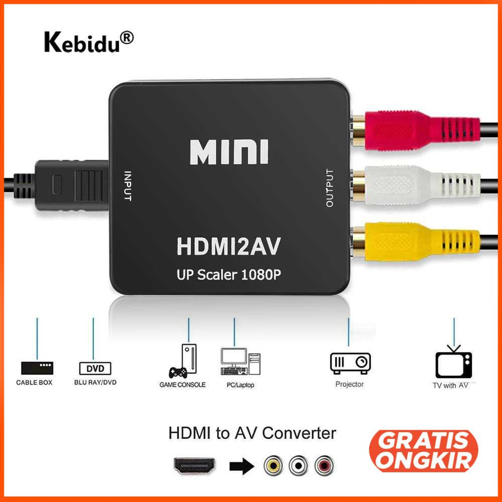 Adapter Konverter HDMI to RCA AV 1080p HDV-M710