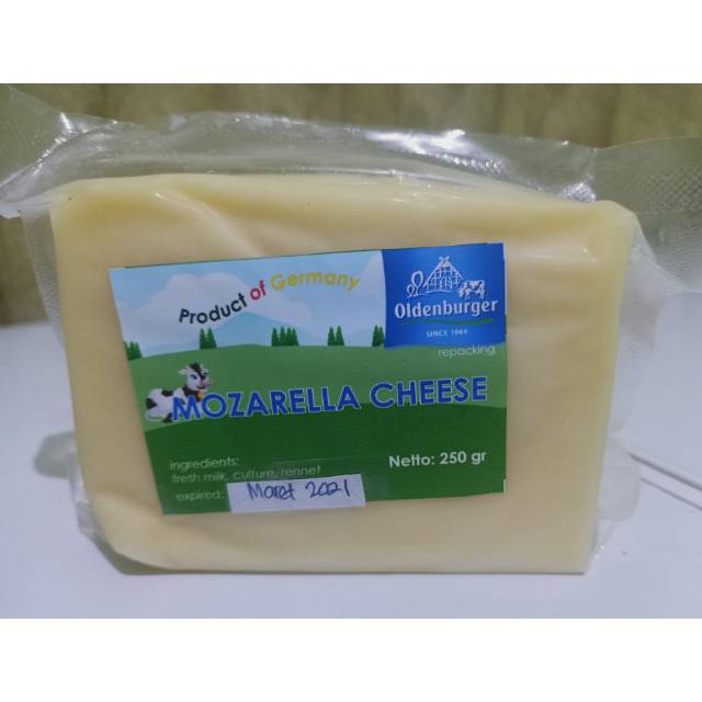

Mozzarella olden burger 250 gram
