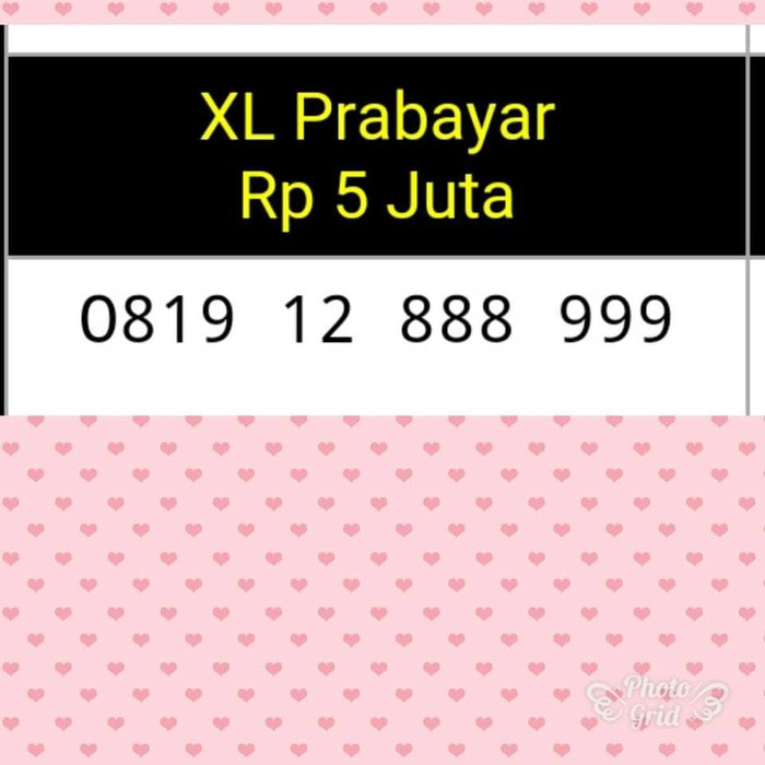 nomor cantik xl prabayar (0819 12 888 999)terupdate