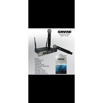 Mic Wireless Shure SH 333 Handheld