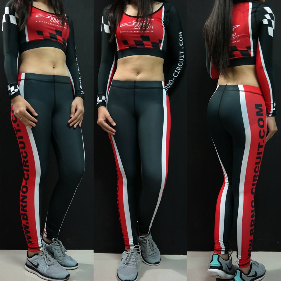 Legging Umbrella Girls MotoGP Custom  "BRNO CIRCUIT"