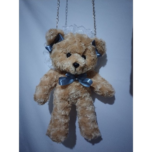 tas selempang Tedy bear,tas hp Tedy bear,tas selempang noni