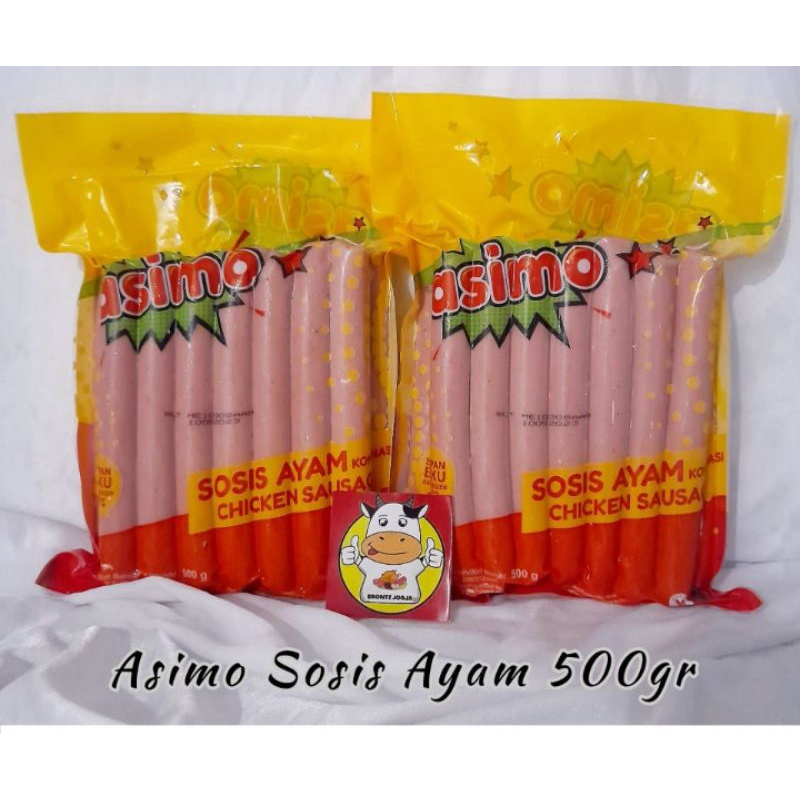 

ASIMO SOSIS AYAM 500 GR - FROZEN FOOD - BRONTZ JOGJA