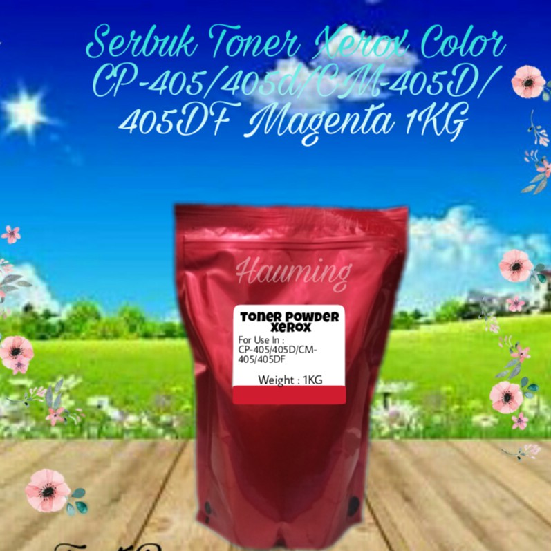 Serbuk Toner Color Xerox CP405 CP405D CM405 CM405D CM405DF CP-405 405D CM-405 405DF Magenta 1kg