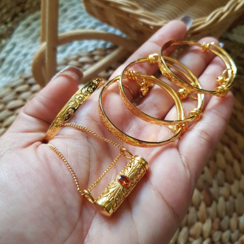 set gelang 3 bulanan