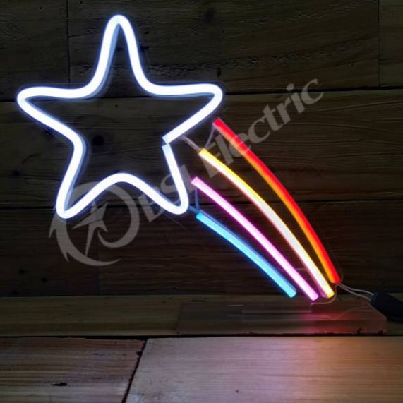 Shooting Star Neon Flex / Neon Sign / Neon Light