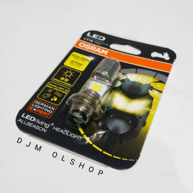 LAMPU OSRAM LED VARIO 125 BEAT ECO 2015-2019 T19 H6 M5 K1 YELLOW - 7735CW