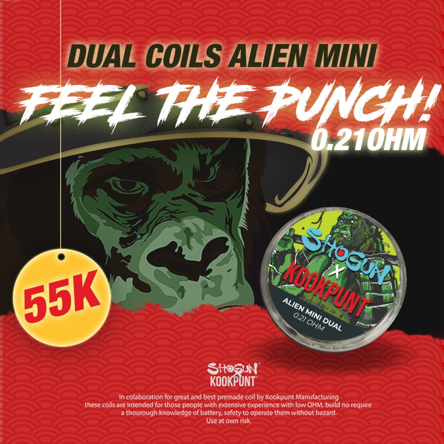 KAWAT VAPOOR SHOGUN ALIEN MINI DUAL 0.21