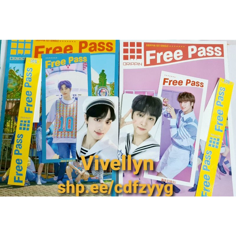 photocard Drippin Free Pass album official