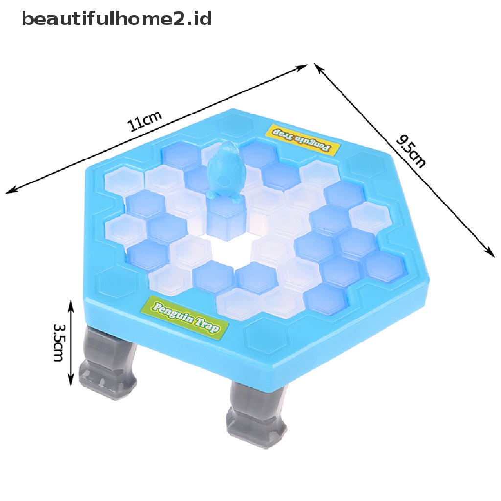 (Beautifulhome2) Buku Literatur Bahasa MandarinId Mainan Board Game Save Penguin Untuk Pesta