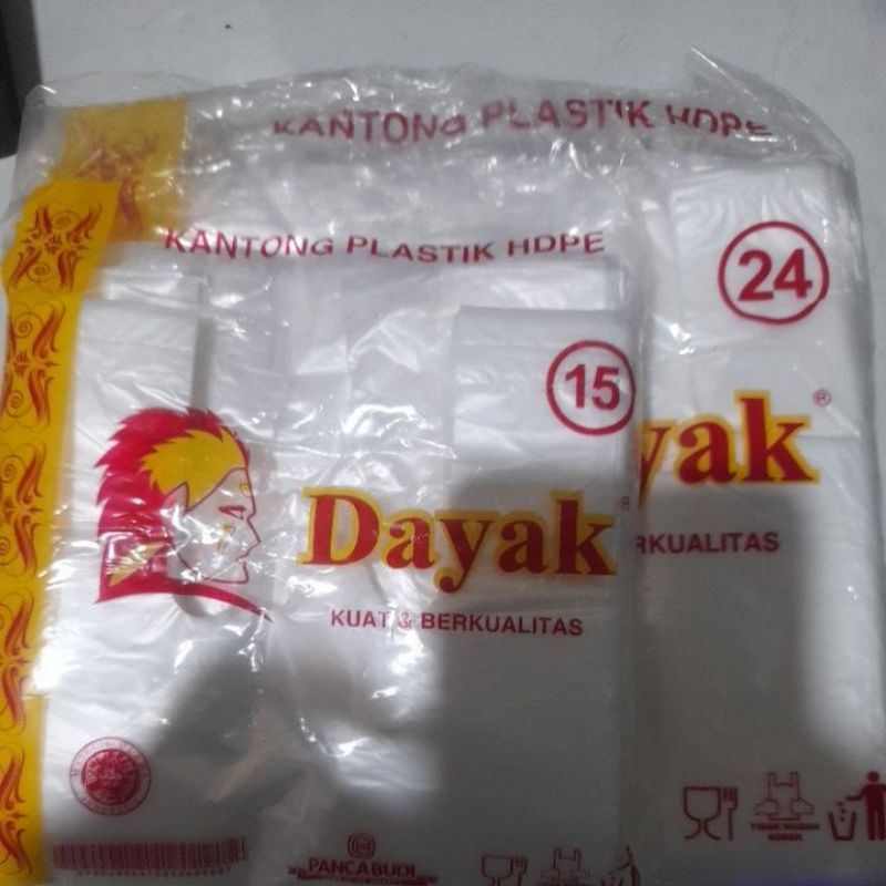 PLASTIK KANTONG HDPE DAYAK PUTIH