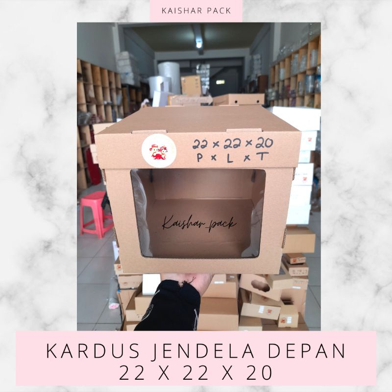 

KAISHAR - KARDUS JENDELA DEPAN 22x22x20 / PIECES