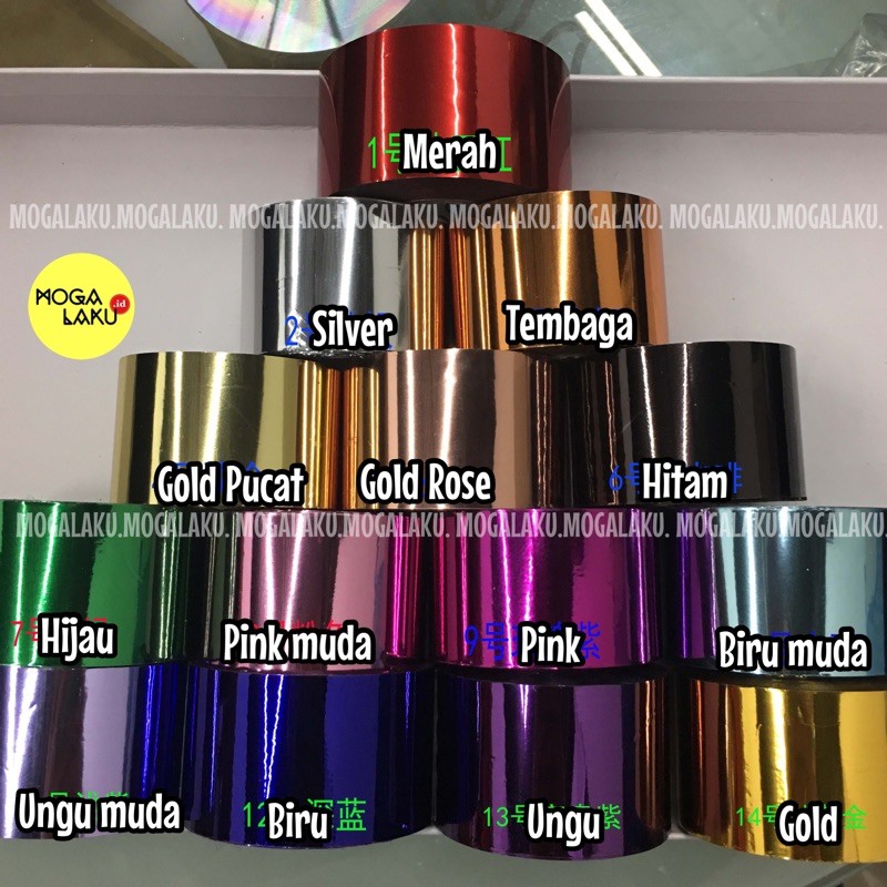 foil transfer paper foil undangan foil kartu foil leaf