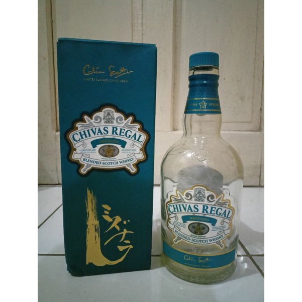 Jual Botol Bekas Chivas Regal Mizunara - Japanese Tribute, Limited Edition.